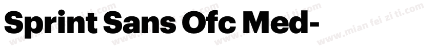 Sprint Sans Ofc Med字体转换